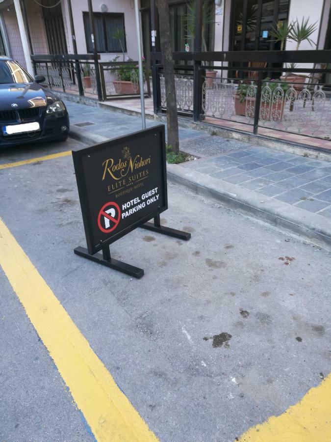 Rodos Niohori Elite Suites Boutique Hotel Rhodes City Exterior foto